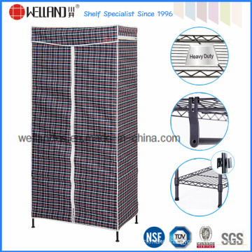 Multi-Functional Epoxy Black Metal Garment Rack /Metal Wardrobe